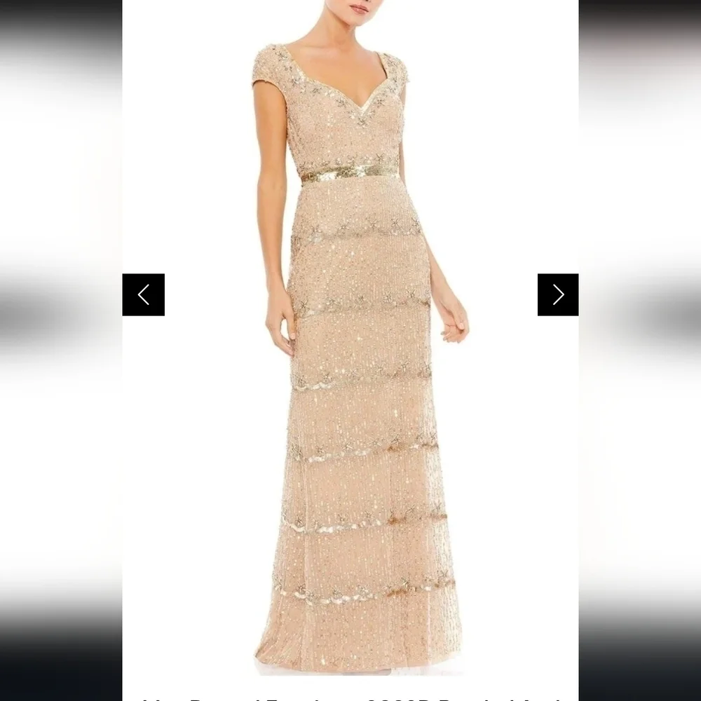 Mac Duggal Prom/Evening/Formal Gown Sz 12 - Picture 1 of 3